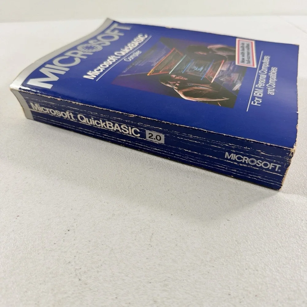 MICROSOFT QuickBASIC Compiler 2.0 for IBM Computers (TPB 1986) Vintage Manual